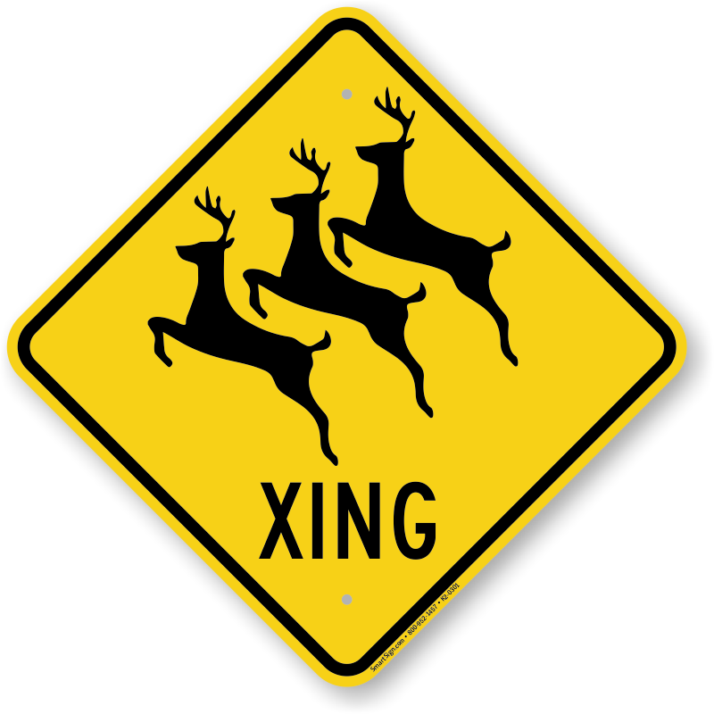 reindeer-xing-sign-k2-0301